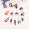 Wholesale 1 Pair Simple Style Classic Style Printing Printing Inlay Zinc Alloy Rhinestones Drop Earrings