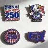 Wholesale United States Cartoon Pinback Badge Metal Pin Featuring Stamping Craft In Multicolor