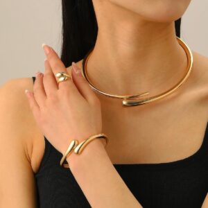 18kc gold ring+kc gold bracelet+kc gold necklace