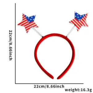 American Flag Five-Pointed Star / Fan Headband