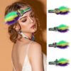 oly-bbbbf218abc66ae46ed3146779b66288 Wholesale Carnival Three Color Headband Mask Necklace Carnival Theme Carnival Prom Party
