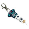 Wholesale Nurse Day Keychain Nurse Clothing Medical Gift Silicone Alphabet Bead Key Set Bag Pendant