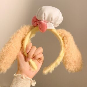 Chef dog cake headband