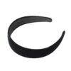 Wholesale Korean-style hair accessories: Wide, fully fabric-wrapped headband in gold velvet corduroy—a versatile, stylish choice.