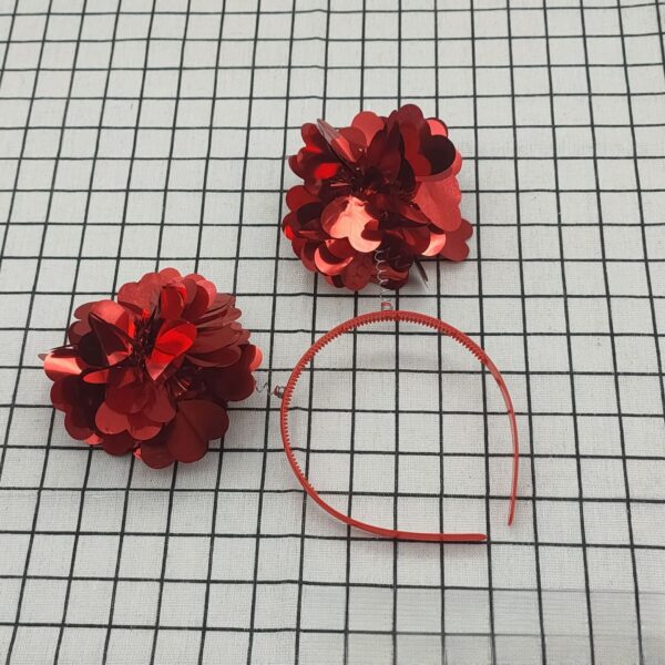 Wholesale love valentine's day hairband creative sequins dance valentine's day hair accessories bachelor party photo decoration headband