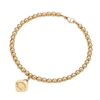 Wholesale Alloy heart-shaped enamel Buddhist prayer bead bracelet with red, blue, and pink three-color Buddhist prayer bead chain, heart-shaped lock ornament, and diamond beads.