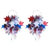oly-bc522b07a292427d0ee963819cb5ebc3 Wholesale National Flag Acrylic Earrings With Tassel, Iron Ear Pins, Designed For Women, 1 Pair