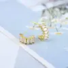 Wholesale 1 Pair Simple Style Geometric Copper Zircon Earrings