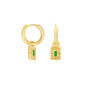 Wholesale 1 Pair Simple Style Classic Style Solid Color Inlay Copper Zircon Earrings
