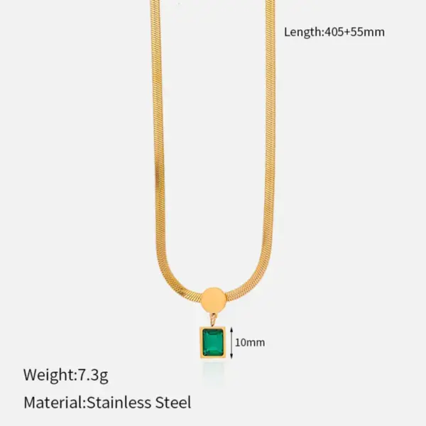 Wholesale Waterproof Cross Pendant Necklace For Women In 304 Stainless Steel With Zircon Inlay, 18K Gold Plated, 0.03µm Cable Chain