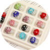 oly-bcb4b96ccac89f632c79e929cc7a994a Wholesale Soft Pottery Heavy Industry Diamond Small Mushroom Beaded Diy Bracelet Mobile Phone Chain Keychain Necklace Pendant Beaded Pen Accessories