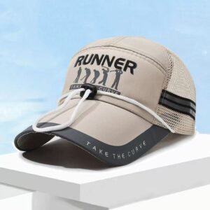Beige [mesh breathable run] / One size fits all【56-60】