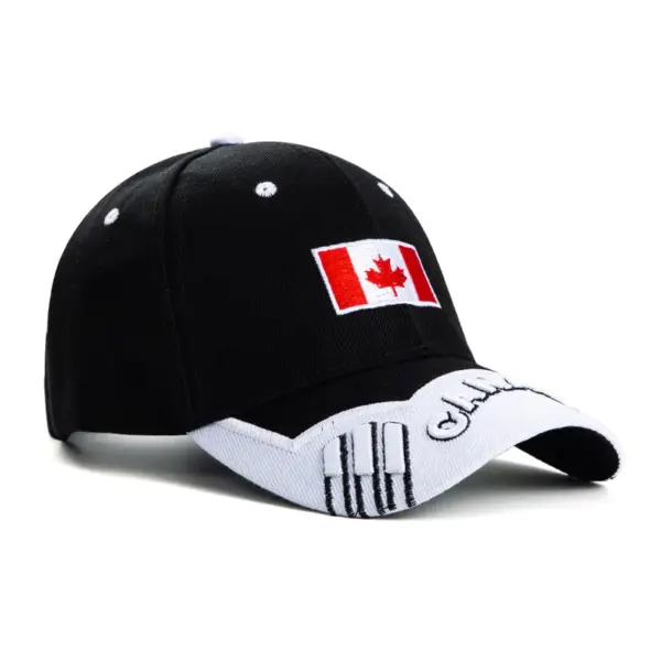 Wholesale Unisex Ethnic Style American Flag Eagle Braid Curved Eaves Baseball Cap