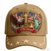 Wholesale Men's Eagle Baseball Cap With Curved Brim Featuring UV Protection, Made Of Polyester With Printing Design