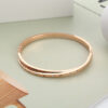 Wholesale 18k Rose Gold Roman Numerals Bracelet Women's Light Luxury Simple Titanium Steel Bracelet Tanabata Valentine's Day Gift for Girlfriend