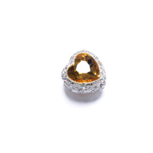 20mm peach heart golden