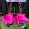 oly-bd5d611080a5da5d6773618fb6220df7 Wholesaleball straw hat earrings Carnival party accessories hippie clothing accessories