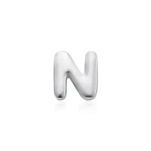 Silver Letter N