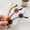 Wholesale Ultra Small Frame Round Retro Sunglasses for Men and Women Mini Small Round Frame Table Mirror Traitor Glasses Hip-Hop Sunglasses