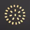 Wholesale Vintage Demon Rectangle Initial OT Buckle Pendant Gold 201 Stainless Steel Paperclip Chain Women's Necklace Demon Eye Universal Electroplated Zircon