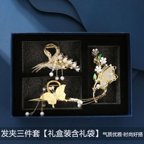oly-bd9d2ebf649c2a9001316d71e30d91b2 Wholesale Elegant High-grade Wheat Ear Women's Grab Hairpin Antique Hair Accessories Birthday Valentine's Day Gift for Wife and Girlfriend