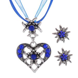 Silver sapphire blue