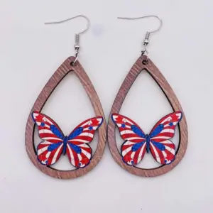 JE0786D / Wooden earrings