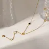 Wholesale Lucky Heart Electroplated Pendant Necklace For Women In 18K Real Gold Plated 304 Stainless Steel With PVD Coated Cable Chain