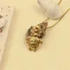 Wholesale 201 Stainless Steel Turtle Beach Modern Style Artistic Cable Chain Pendant Necklace
