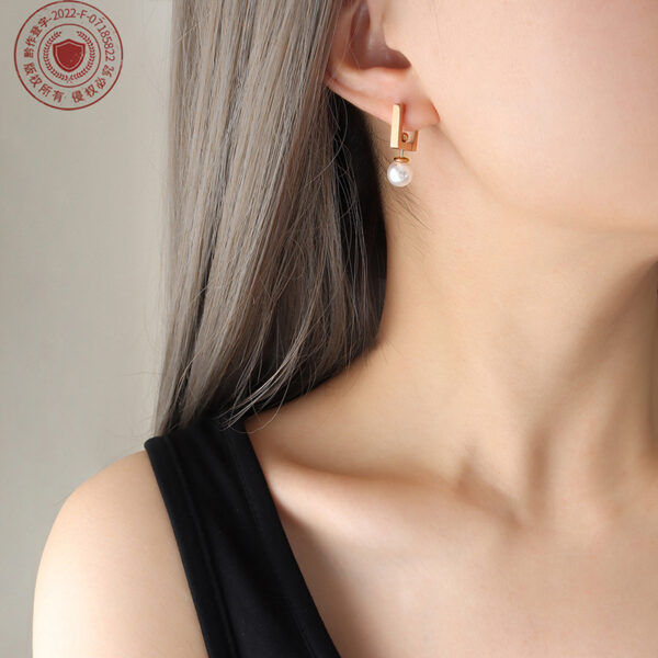 Wholesale  Imitation Pearl Niche Earrings One Decoration Three Wear  Valentine's Day Gift Earrings Jewelry
