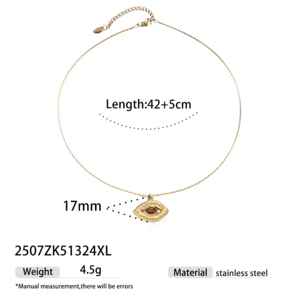 Wholesale Stainless Steel Titanium Alloy Necklace Fashionable Versatile Non-Fading Hot Sale Style Animal Pattern