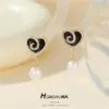 Wholesale Heart Shape Stud Earrings For Women With 925 Sterling Silver Posts, Copper Base, 14K Real Gold Plated Bezel Setting And Zircon Inlay