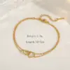 Wholesale PVD Coated 18K Gold Plated Heart 304 Stainless Steel Simple Style Waterproof Non Tarnish 304 Stainless Steel Necklace