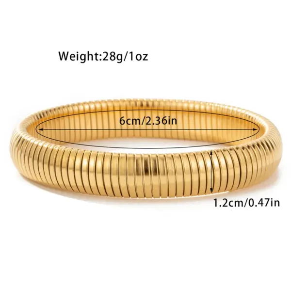 Wholesale Round Solid Color 304 Stainless Steel Modern Style Simple Style Classic Style Titanium Steel Bangle