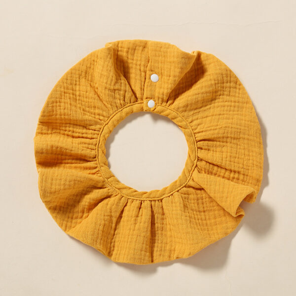 Wholesale Baby saliva towel baby 360 degree bib cotton 4 layer gauze absorbent saliva pocket children's saliva bib