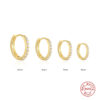 Wholesale Silver hoop earrings, cuff earrings, colored zircon hoop earrings