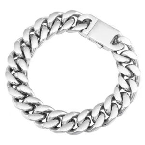 13mm wide precision polished steel color 21cm