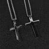 oly-be95bde81f40a0d88936cb1a065da63d Wholesale Titanium Steel Cross Necklace Stainless Steel Sweater Chain Women's Non-Fading Light Luxury High-End Simple Jewelry Accessories