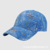 oly-bea62ec01dfcb9660177aa3e0306bcaa Wholesale style rhinestone flower hat, all-season sun protection tie-dye baseball cap, spring and autumn travel sun protection -fix rhinestone baseball cap