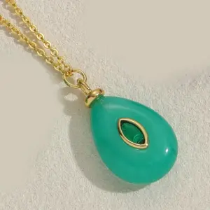 Green water drop