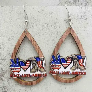 JE1322E / Wooden earrings
