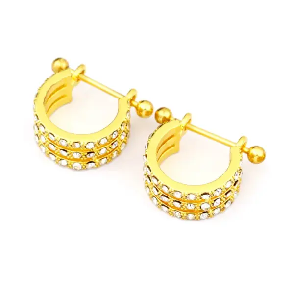Wholesale Sexy Double Row Micro Paved Zirconium Stainless Steel Nipple Rings Ear Studs Bone Studs Body Piercing Jewelry Style