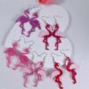 oly-bf4577de51ac11cbee5aa264ec4cd724 Wholesale earrings glitter acrylic pink Valentine's Day fun cute Flamingo earrings