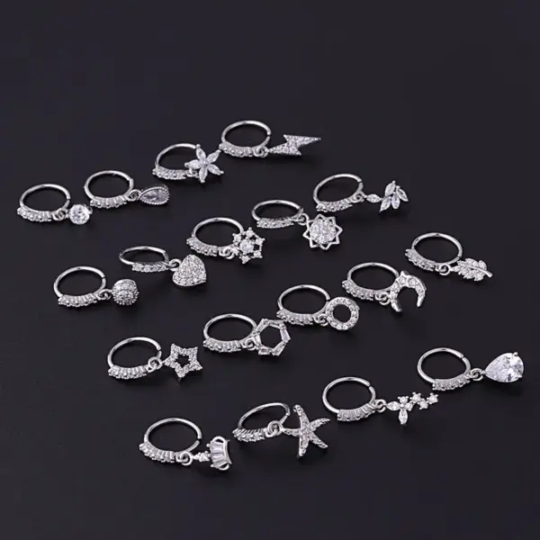 oly-bf6dead903fa9eee06b89b6563409013 Wholesale Nose Rings & Studs Fashion Geometric Copper Plating Nose Pin