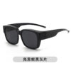 Wholesale Shake Tone Glasses Myopia Sunglasses Polarized Anti-UV Strong Light Large Frame Sunglasses Men's Clip Women's Driving Glasses