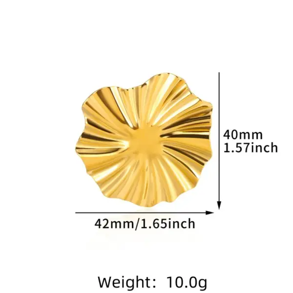 Wholesale PVD Coated Real Gold Plated Sun Star Heart Shape 304 Stainless Steel Hip-Hop Exaggerated Oversized Waterproof Non Tarnish Open Rings