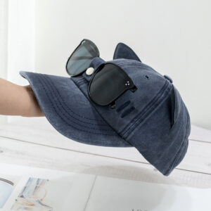 Cat Ear Glasses-Navy Blue / Adjustable