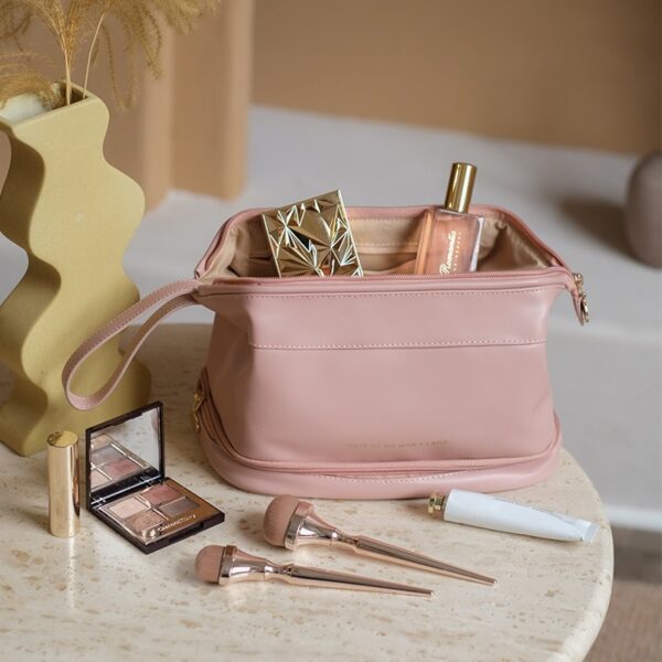 Wholesale Large Capacity PU Cloud Cosmetic Bag Niche Design Travel Multifunctional Storage Bag Advanced Sense Waterproof Toiletries Bag