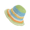 oly-c016780b2af9ec10403eb45d39f1e7da Wholesale Fisherman's Hat Women's Hyun-hyun Rainbow Straw Hat Summer Travel Sunshade Sunscreen Hat Seaside Beach Holiday Sun Hat Tide