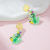 oly-c06c7e09044bb7c011f130f3ef8ef5dc Wholesale Explosions Greek Acrylic Carnival Cute Naughty Crocodile Design Women's Fashion Drop Earrings Crazy